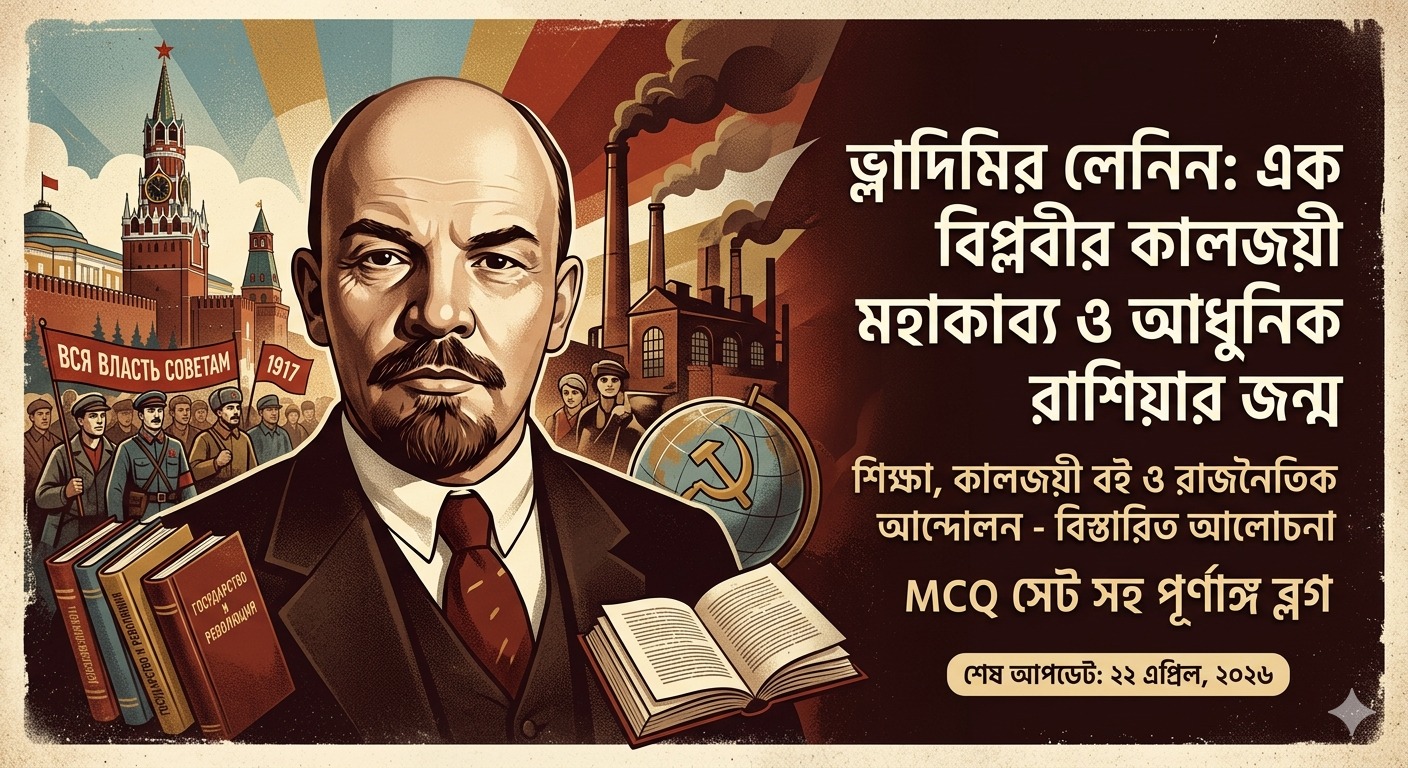 ভ্লাদিমির লেনিন: এক বিপ্লবীর কালজয়ী মহাকাব্য 
